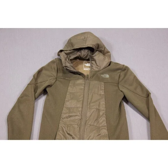 The North Face Women's Motivation Hybrid Green Hooded Nylon Jacket Flash Dry XS - Picture 2 of 11